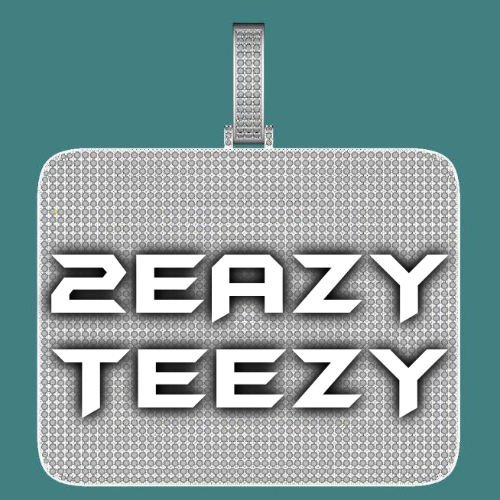 CUSTOM LETTER NECKLACE 3D BIG SQUARE