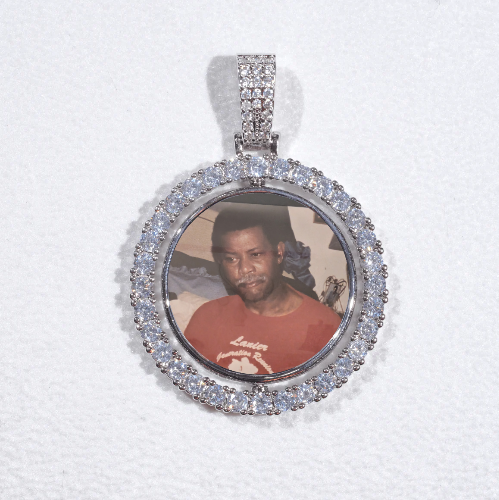 3D Spinning 2-Faced Custom Picture Pendant