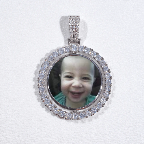 3D Spinning 2-Faced Custom Picture Pendant