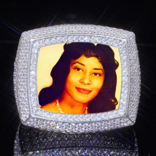 3D CUSTOM PICTURE ICED RING