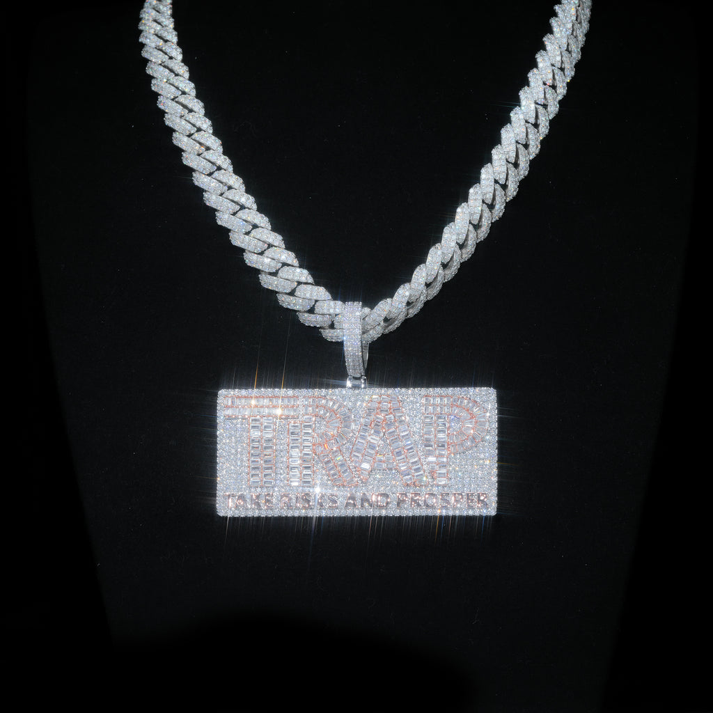 TRAP Baguette Iced Pendant