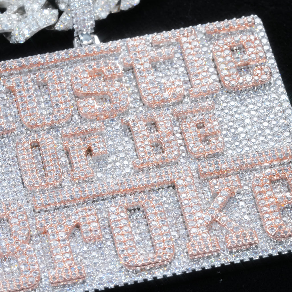 HUSTLE OR BE BROKE  ICED NECKLACE