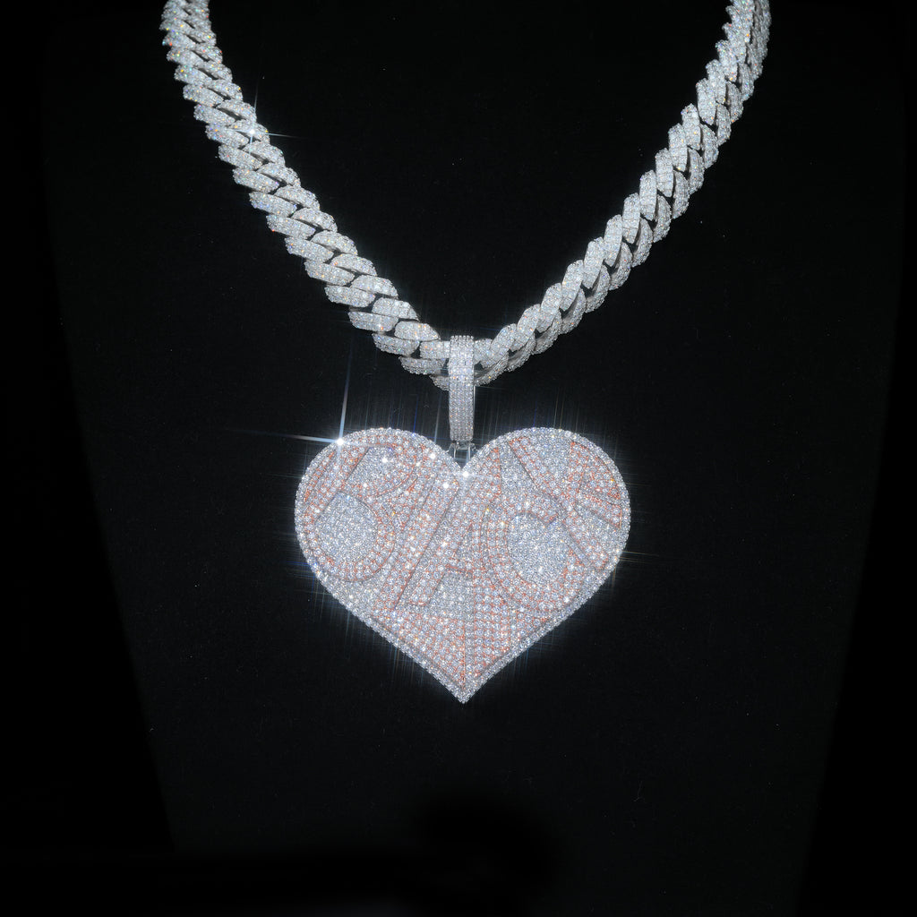 BLACK ICED NECKLACE