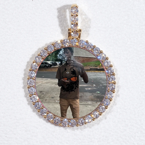 3D CIRCLE CUSTOM PICTURE PENDANT SMALL SIZE