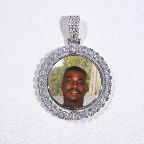 3D Spinning 2-Faced Custom Picture Pendant