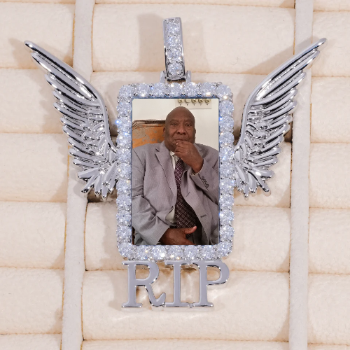 RIP WING 3D CUSTOM PICTURE PENDANT
