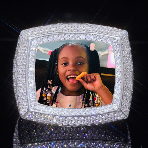 3D CUSTOM PICTURE ICED RING