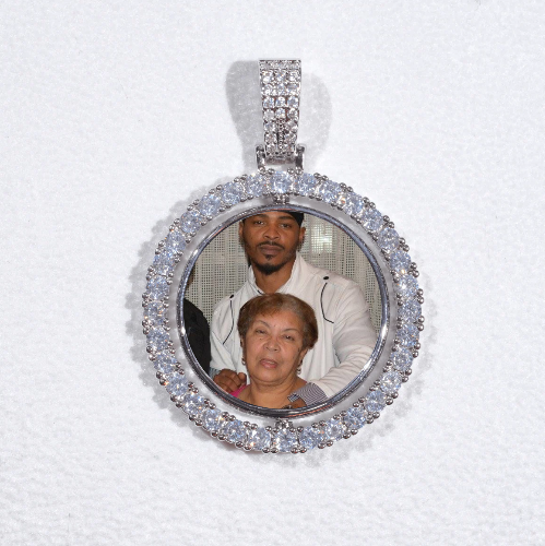 3D Spinning 2-Faced Custom Picture Pendant