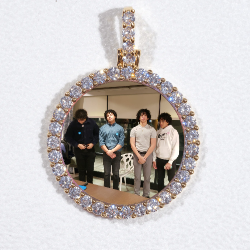 3D CIRCLE CUSTOM PICTURE PENDANT SMALL SIZE