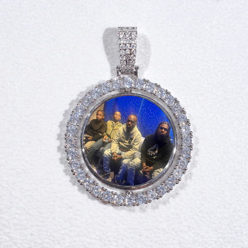 3D Spinning 2-Faced Custom Picture Pendant