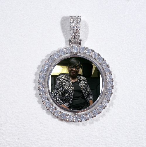 3D Spinning 2-Faced Custom Picture Pendant