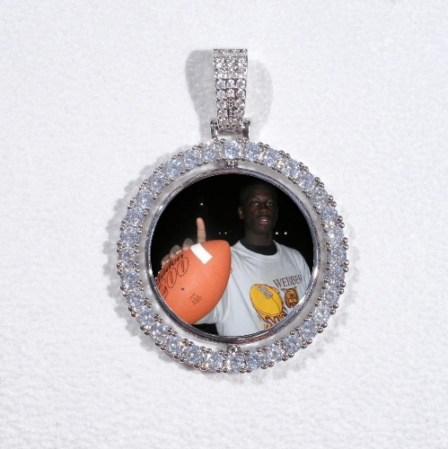 3D Spinning 2-Faced Custom Picture Pendant