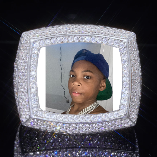 3D CUSTOM PICTURE ICED RING
