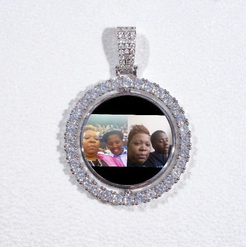 3D Spinning 2-Faced Custom Picture Pendant