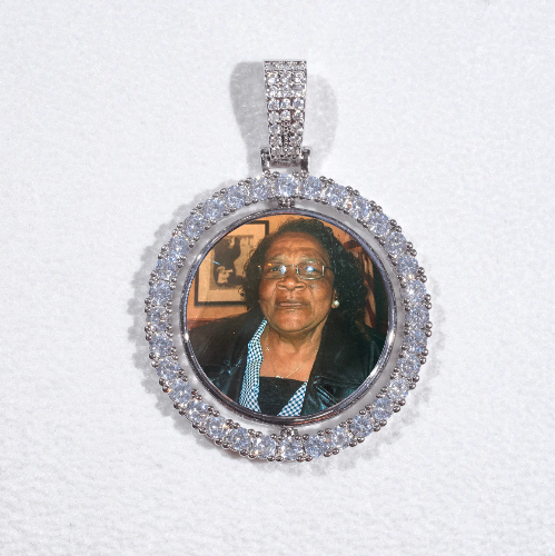 3D Spinning 2-Faced Custom Picture Pendant