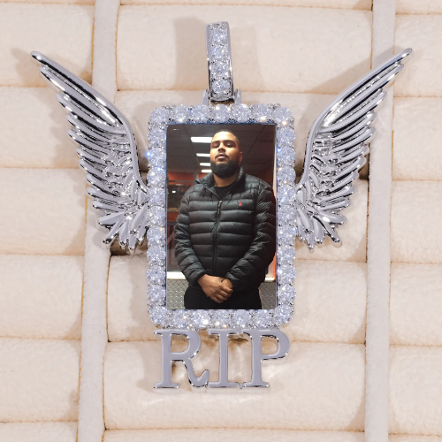 RIP WING 3D CUSTOM PICTURE PENDANT