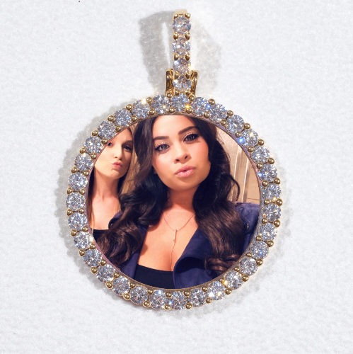 3D CIRCLE CUSTOM PICTURE PENDANT SMALL SIZE