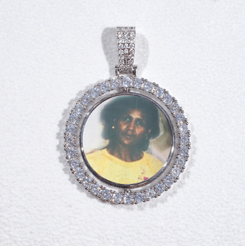 3D Spinning 2-Faced Custom Picture Pendant