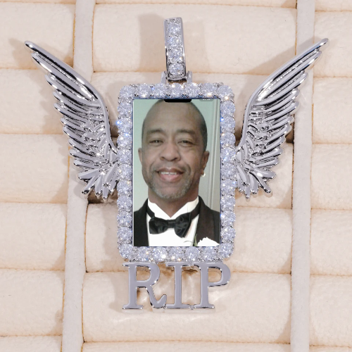 RIP WING 3D CUSTOM PICTURE PENDANT