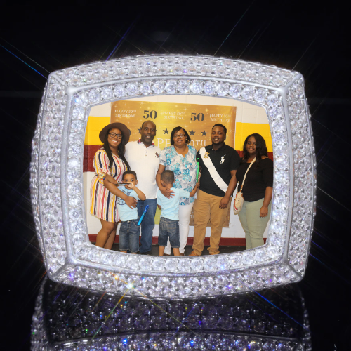 3D CUSTOM PICTURE ICED RING