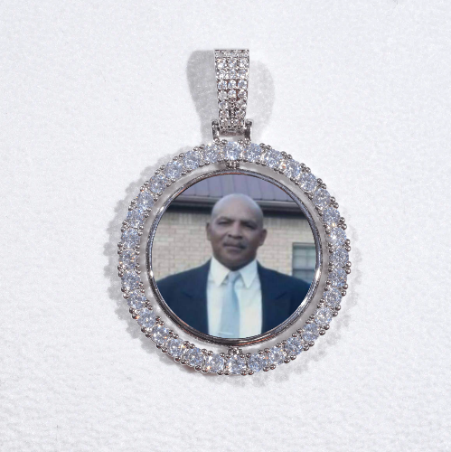 3D Spinning 2-Faced Custom Picture Pendant