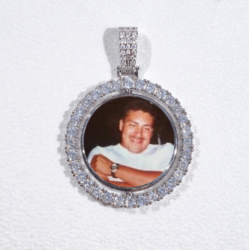 3D Spinning 2-Faced Custom Picture Pendant