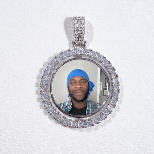 3D Spinning 2-Faced Custom Picture Pendant