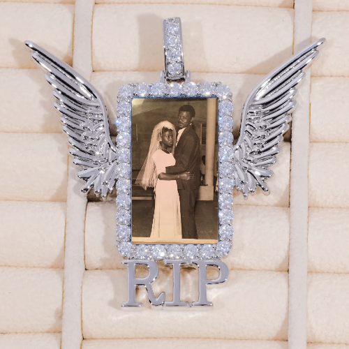 RIP WING 3D CUSTOM PICTURE PENDANT