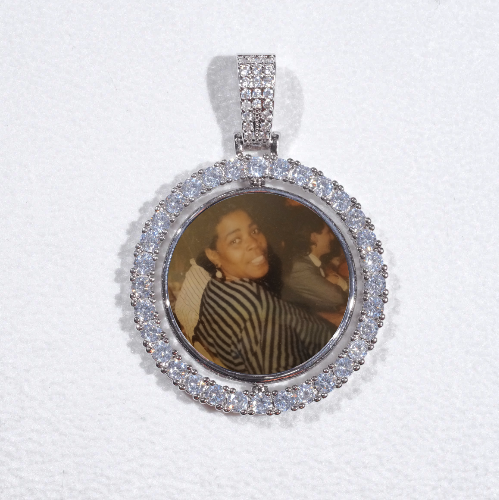 3D Spinning 2-Faced Custom Picture Pendant