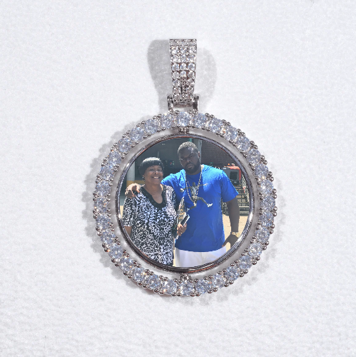 3D Spinning 2-Faced Custom Picture Pendant