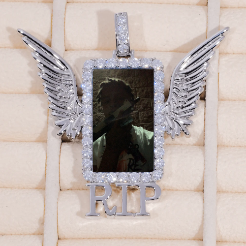 RIP WING 3D CUSTOM PICTURE PENDANT