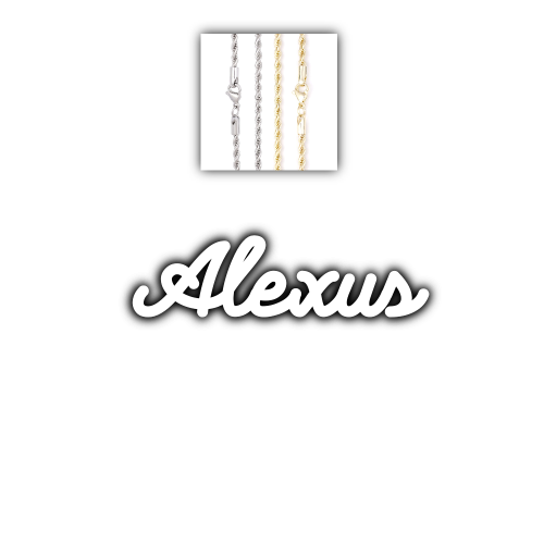 Script Custom Letter Necklace