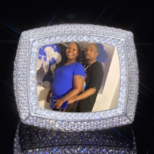 3D CUSTOM PICTURE ICED RING