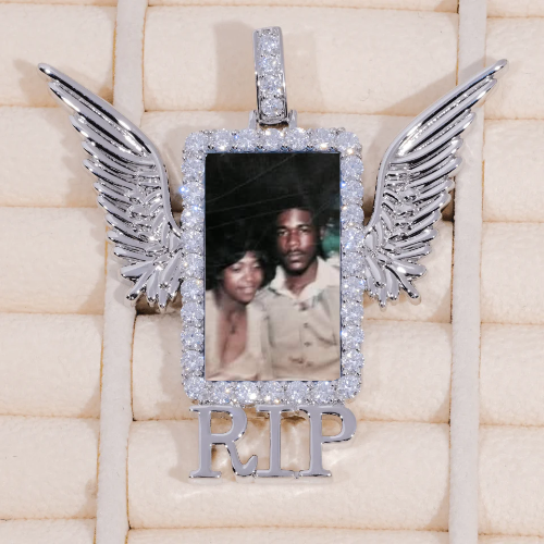 RIP WING 3D CUSTOM PICTURE PENDANT