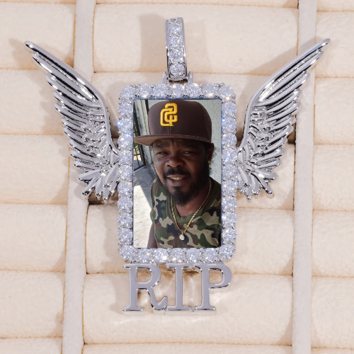 RIP WING 3D CUSTOM PICTURE PENDANT