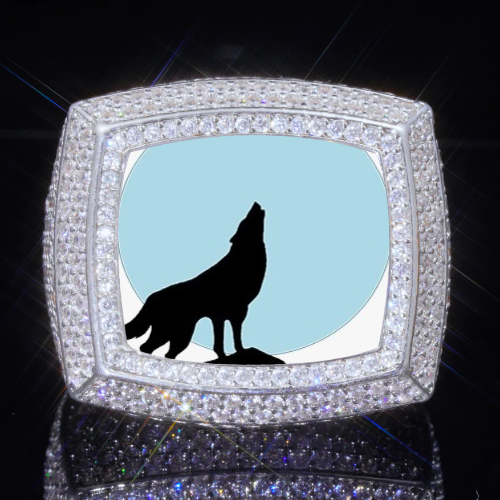 3D CUSTOM PICTURE ICED RING