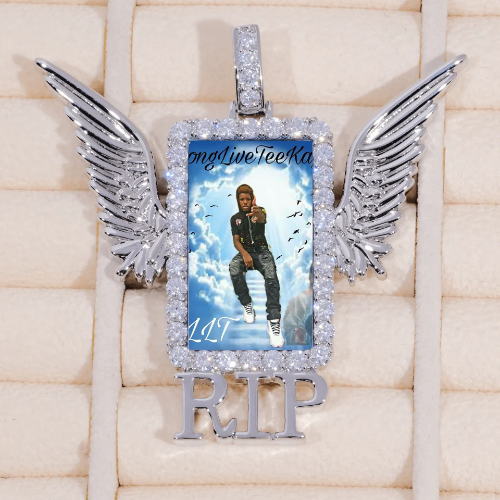 RIP WING 3D CUSTOM PICTURE PENDANT