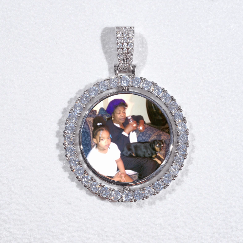 3D Spinning 2-Faced Custom Picture Pendant