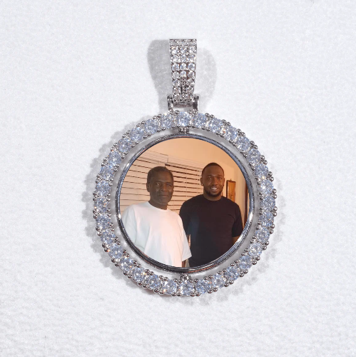 3D Spinning 2-Faced Custom Picture Pendant