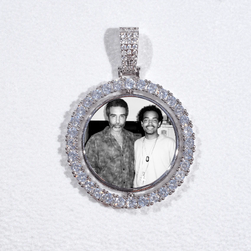 3D Spinning 2-Faced Custom Picture Pendant