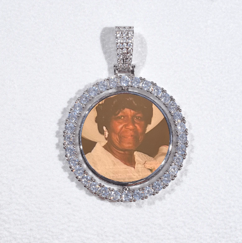 3D Spinning 2-Faced Custom Picture Pendant