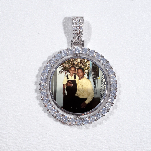 3D Spinning 2-Faced Custom Picture Pendant