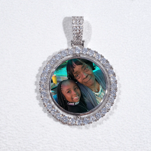 3D Spinning 2-Faced Custom Picture Pendant