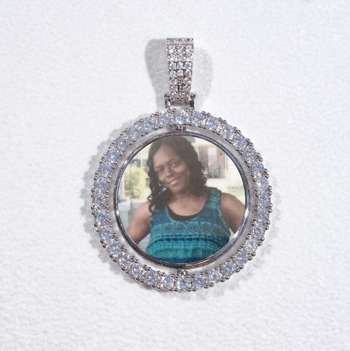 3D Spinning 2-Faced Custom Picture Pendant