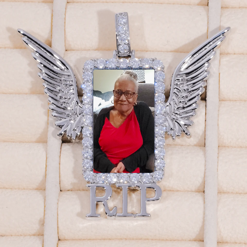 RIP WING 3D CUSTOM PICTURE PENDANT