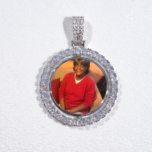 3D Spinning 2-Faced Custom Picture Pendant