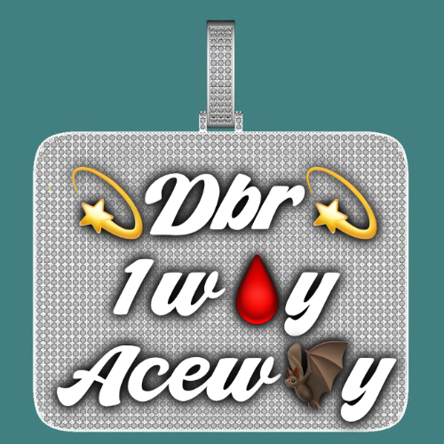 CUSTOM LETTER NECKLACE 3D BIG SQUARE