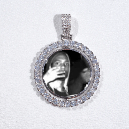 3D Spinning 2-Faced Custom Picture Pendant