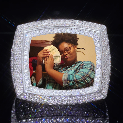 3D CUSTOM PICTURE ICED RING