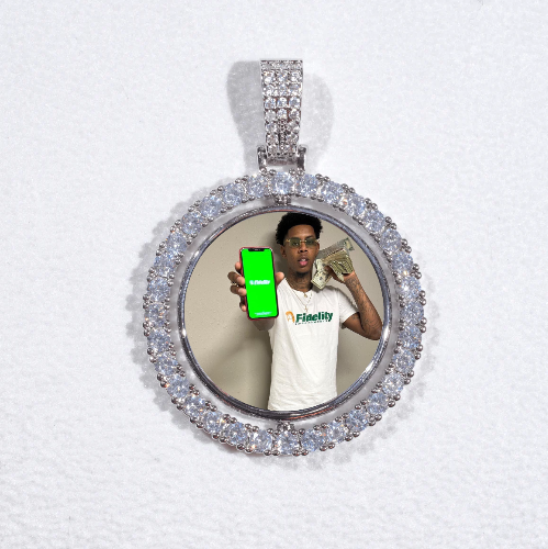 3D Spinning 2-Faced Custom Picture Pendant